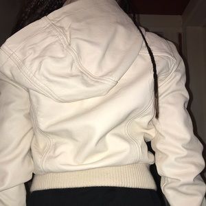 Women leather jacket